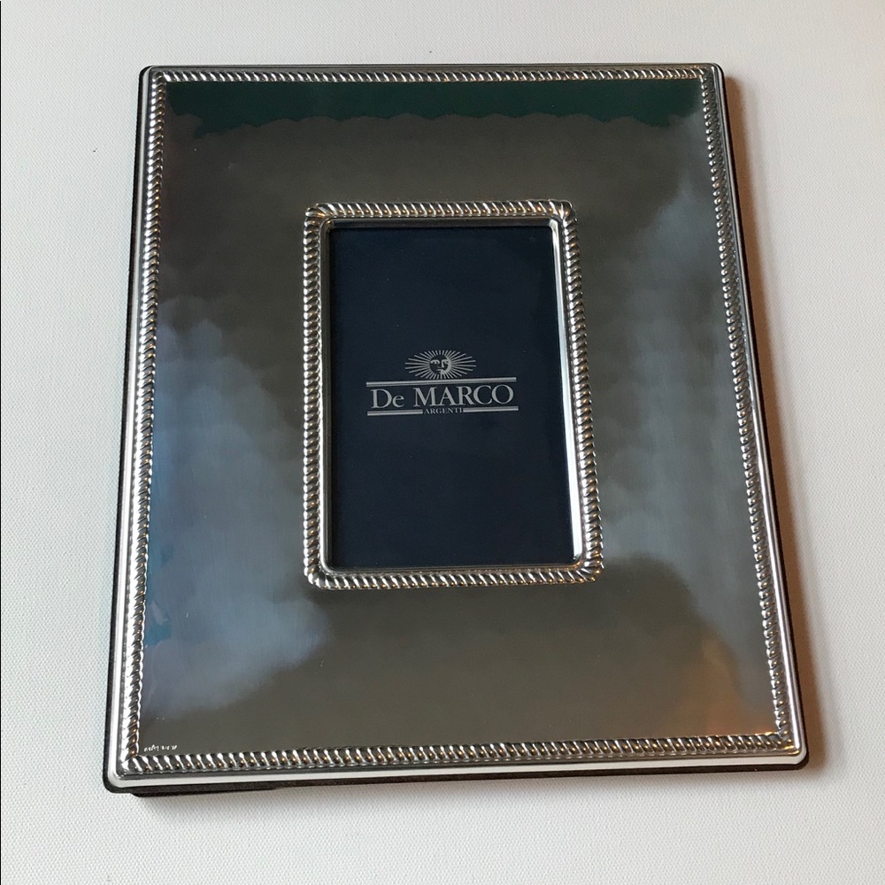 De Marco Argenti Silver Plated Hexagon Frame